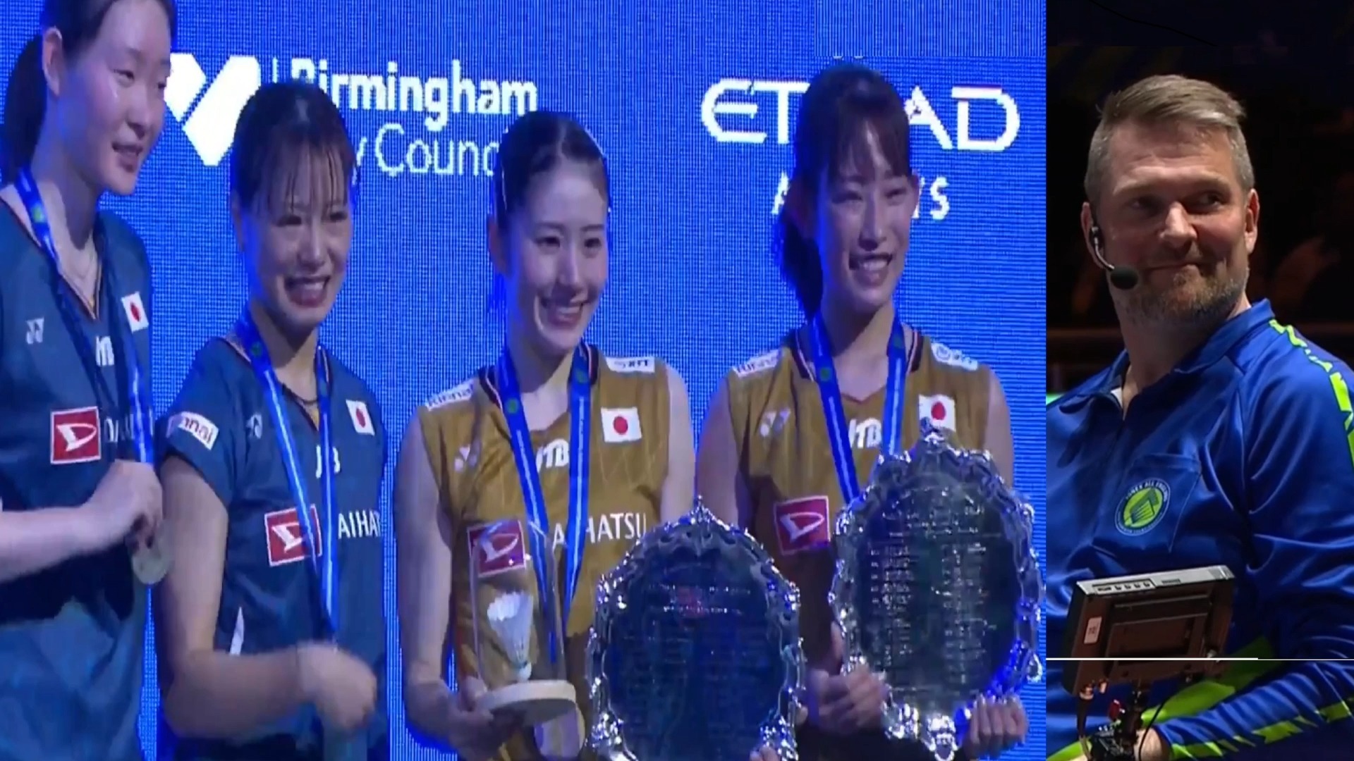 日本羽毛球选手创造历史，实现逆转夺冠